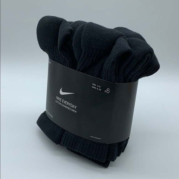 NIKE 6 pairs pack EVERYDAY COTTON CUSHIONED CREW - Picture 16 of 16